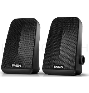 Колонки Sven 380 2.0 черный 6Вт