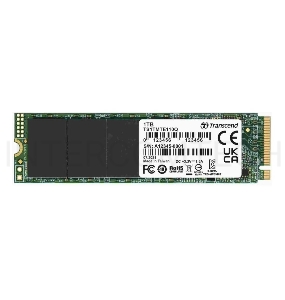Накопитель Transcend SSD SSD110Q, 1000GB, M.2(22x80mm), NVMe, PCIe 3.0 x4, QLC, R/W 2000/1500MB/s, IOPs 170 000/250 000, TBW 300, DWPD 0.27 (3 года)