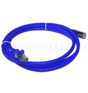 Кабель Патч-корд LANMASTER FTP,  вилка RJ-45,  вилка RJ-45,  кат.6А,  LSZH,  2м,  синий [lan-pc45/s6a-2.0-bl]