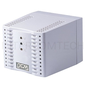  Стабилизатор напряжения Powercom Voltage Regulator, 2000VA, White, Schuko