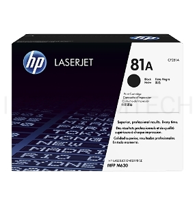 Тонер Картридж HP 81A CF281A черный для HP LJ Pro M630dn/f/h/z (10500стр.)