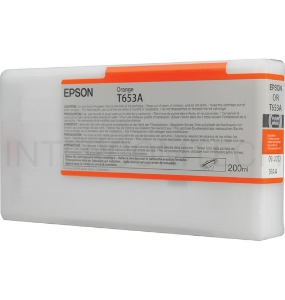 Картридж струйный Epson C13T653A00 оранжевый для Stylus Pro 4900 (200ml)