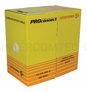 Кабель Proconnect (01-0048-3) Кабель UTP CAT5e 4 пары (305м) 0.4 мм CCA 