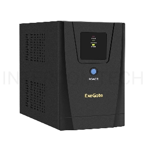 ИБП ExeGate EX292801RUS SpecialPro UNB-1600.LED.AVR.2SH.3C13 <1600VA/950W, LED, AVR, 2*Schuko+3*C13, съемн.кабель, металлический корпус, Black>