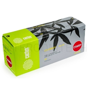 Тонер Картридж Cactus CS-O5600Y желтый для Oki C5600/C5700 (2000стр.)