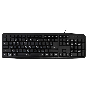 Клавиатура CBR KB 107, 107 кл., офисн., USB, 