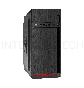 Корпус Miditower ExeGate AA-442U2-AA450 (ATX, AA450 8 см, 1*USB+2*USB3.0, аудио, черный)