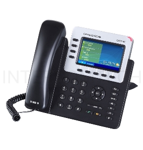 Телефон Grandstream GXP-2140, VoIP 2 Порта Ethernet 10/100/1000, 4 SIP линий, цветной TFT дисплей 480x272, HD Audio