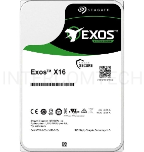 Жесткий диск SEAGATE 16Tb, ST16000NM002G, SAS Exos X16, 7200 rpm, 256Mb buffer