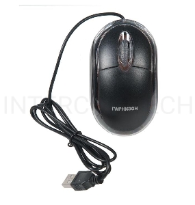 Мышь Гарнизон GM-100, USB, чип- Х, черный, 1000 DPI, 2кн.+колесо-кнопка