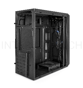 Корпус Miditower ExeGate XP-332UC-XP400 (ATX, XP400 с вент. 12см, 2*USB3.0+1*TypeC, аудио, черный)