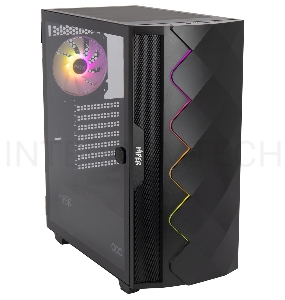 Корпус Hiper DCB черный без БП ATX 1x120mm 1x140mm 1xUSB2.0 1xUSB3.0 audio bott PSU