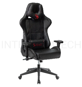 Кресло игровое A4Tech Bloody GC-500, черный, эко.кожа, крестовина пластик