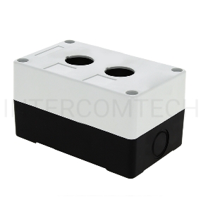 Корпус КП 102 2 кнопки белый EKF cpb-102-w