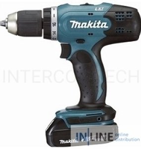Дрель-шуруповерт Makita DDF453SYE Дрель ак {18В,2х1.5Ач Li-ion,БЗП-13мм,0-400\1300об\м,42\27Нм,1.8кг,чем}