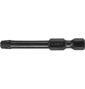 Бита ЗУБР ПРОФИ 26025-30-50-S2  TORX E 1/4'' T30 50мм 2шт на карт.