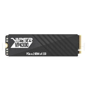 Накопитель SSD Patriot Viper VP4300 2TB, M.2 2280, VP4300-2TBM28H, PCIe 4x4, NVMe, TLC, 7400/6800, 2 heatshields, RET