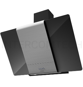 Вытяжка каминная Krona Talli 900 inox/black glass 3P нержавеющая сталь/черный управление: кнопочное (1 мотор)