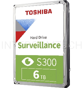 Жесткий диск TOSHIBA HDWT860UZSVA/HDKPB06Z0A01S S300 Surveillance 6ТБ 3,5