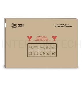 Демонстрационная доска Cactus CS-GBD-90x120-TR стекло стеклянная 90x120см прозрачный