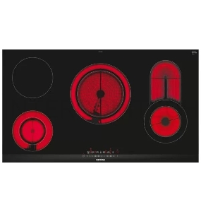 Варочная панель SIEMENS ET975FKB1Q iQ300 Встраиваемая электрическая, 45x912x520 4 зоны готовки 17 уровней мощности touchSlider блокировка от детей
