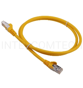 Кабель Патч-корд LANMASTER FTP,  вилка RJ-45,  вилка RJ-45,  кат.6А,  LSZH,  2м,  желтый [lan-pc45/s6a-2.0-yl]