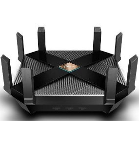 Беспроводный двухдиапазонный маршрутизатор TP-Link Archer AX6000, 5952Мбит/с (5 ГГц до 4804 Мбит/с + 2,4 ГГц: до 1148Мбит/с),  1x WAN 2,5 Гбит/с,  8x LAN 1000 Мбит/с, 1x  USB-A 3.0 + 1x  USB-C 3.0, 8 внешних антенн