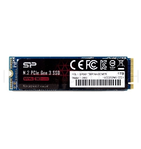 Твердотельный диск 1TB Silicon Power A80, M.2 2280, PCI-E 3x4, [R/W - 3200/3000 MB/s]
