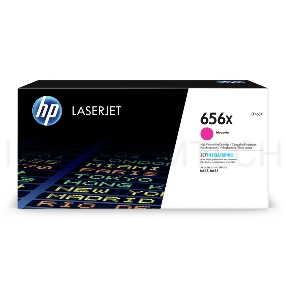 Тонер-картридж HP 656X пурпурный увеличенной емкости для HP CLJ M652/M653 (CF463X) 22000 стр