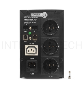 Источник бесперебойного питания CROWN ИБП CMU-SP800EURO {800VA, металл,1x12V/9AH, розетки 3*EURO+1*IEC bybas} CM000001492
