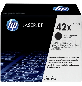 Тонер-картридж HP LaserJet Q5942X черный для LJ 4250/4350 (20000стр.)