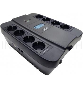 Источник бесперебойного питания Powercom Spider SPD-550U LCD 330Вт 550ВА черный