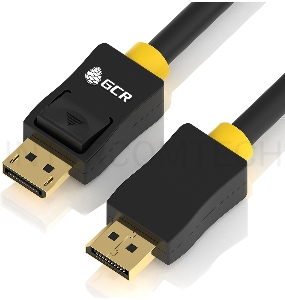 Кабель Greenconnect 1.8m DisplayPort v1.2, 19M/19M, черный, 28/28 AWG, GCR-DP2DP-1.8m