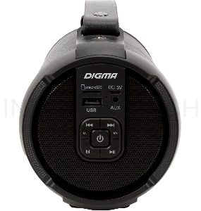 Колонка порт. Digma D-PS1520 черный/черный 16W 1.0 BT 10м 1500mAh (SP1520B)