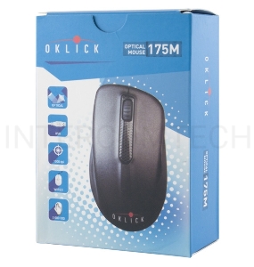 Мышь Oklick 175M черный {Мышь (1000dpi) USB (3кнопки)}