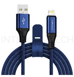Кабель Crown USB - Lightning CMCU-3103L blue