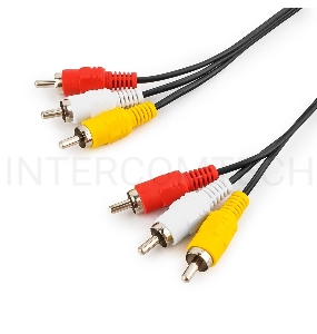 Кабель Кабель аудио/видео Gembird , 3xRCA/3xRCA, 1.8м(CCV-539)