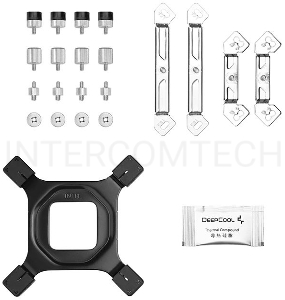 Устройство охлаждения(кулер) Deepcool Neptwin V3 Soc-AM4/1151/1200/1700 4-pin 15-27dB Al+Cu 220W 1000gr LED Ret