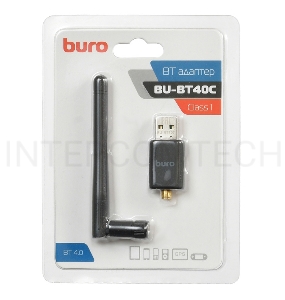 Адаптер USB Buro BU-BT40С Bluetooth 4.0+EDR class 1 100м черный
