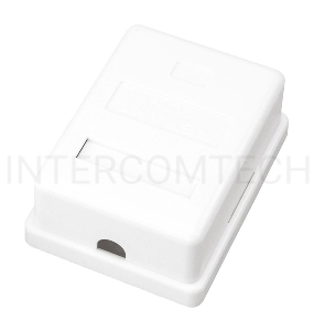 Розетка компьютерная 1-м ОП RJ45 CAT 5E бел. REXANT 03-0121