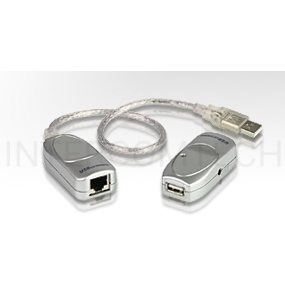Кабель удлинитель USB 1.1 AM/AF Aten UCE60-AT до 60 метр.(через RJ45, по витой паре. Без патч-корда в комплекте), питание от шины