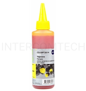 Чернила Cactus CS-I-EPT2614 желтый (100мл) Epson ExpIession Home XP-600/605/700/800