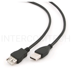 Кабель Gembird PRO CCP-USB2-AMAF-6 USB 2.0 кабель удлинительный 1.8м AM/AF  позол. контакты, пакет 