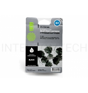 Картридж струйный Cactus CS-C5016A черный для №84 HP DesignJet 10PS/20PS/30GP (72ml)