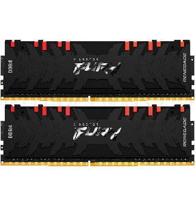 Память оперативная Kingston 16GB 3200MHz DDR4 CL16 DIMM (Kit of 2) FURY Renegade RGB