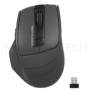 Мышь A4 Fstyler FG30S серый оптическая (2000dpi) silent беспроводная USB (6but)