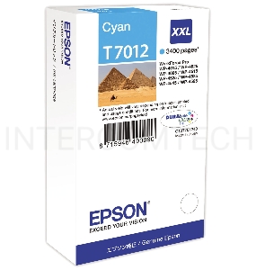 Картридж струйный Epson T70124010 голубой для WP4000/4500