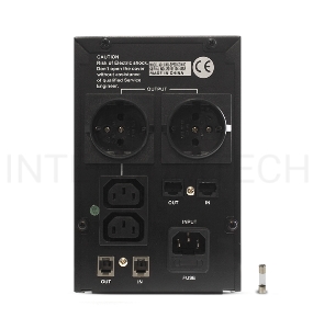 Источник бесперебойного питания CROWN ИБП CMU-SP800 COMBO {800VA металл,1x12V/9AH, розетки 2*IEC + 2*EURO} CM000001494