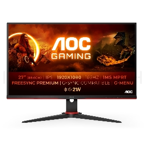 Монитор LCD 27'' 16:9 1920х1080(FHD) IPS, nonGLARE, 250cd/m2, H178°/V178°, 1000:1, 80M:1, 16,7 миллионов цветов, 1ms, VGA, 2xHDMI, DP, Tilt, Swivel, Speakers, Curved, 2Y, Black-Red