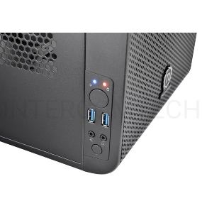 Корпус Thermaltake Core V1  черный без БП miniITX 1x200mm 2xUSB3.0 audio bott PSU